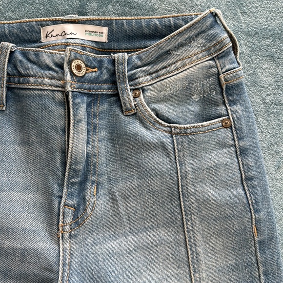 KanCan Flare High Rise Front Seam Jeans - Size 24 - Picture 5 of 7